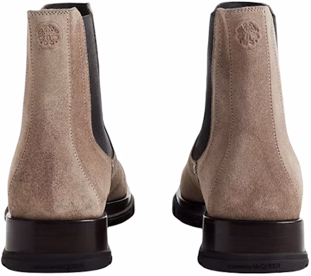 Botas Chelsea Alexander McQueen Slim Tread 'Beige Suede' 728257WIA5M2411 Shop Botas Chelsea Alexander McQueen Slim Tread 'Beige Suede' 728257WIA5M2411