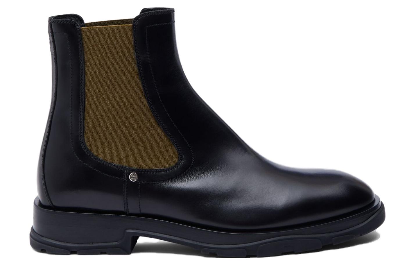 Alexander McQueen Slim Tread Chelsea Boot 'Black Calfskin' 圖 2