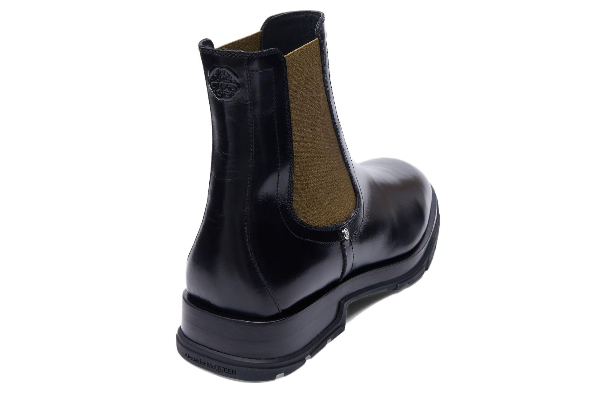 Alexander McQueen Slim Tread Chelsea Boot 'Black Calfskin' 圖 4