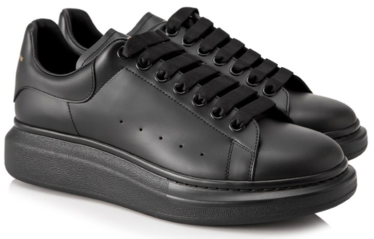 Alexander McQueen Smooth Calfskin Fashion Sneaker 'Black' 圖 3