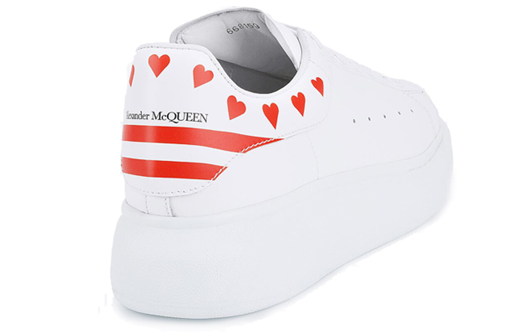 Lookbook Alexander McQueen Glattleder Schnürsneaker ''Weiß'' 668175WIAF79676