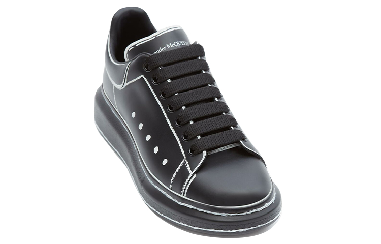 Lookbook Alexander McQueen Cuir Lisse Gravé au Laser ''Noir'' 627867WHYBI1070