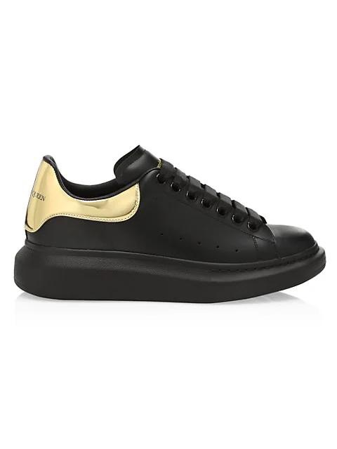 Alexander McQueen Sneaker 'Black Gold Tail' 553680WHX93