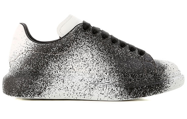 Order Alexander McQueen Sepatu 'Hitam Putih' 535187WHQYU9061