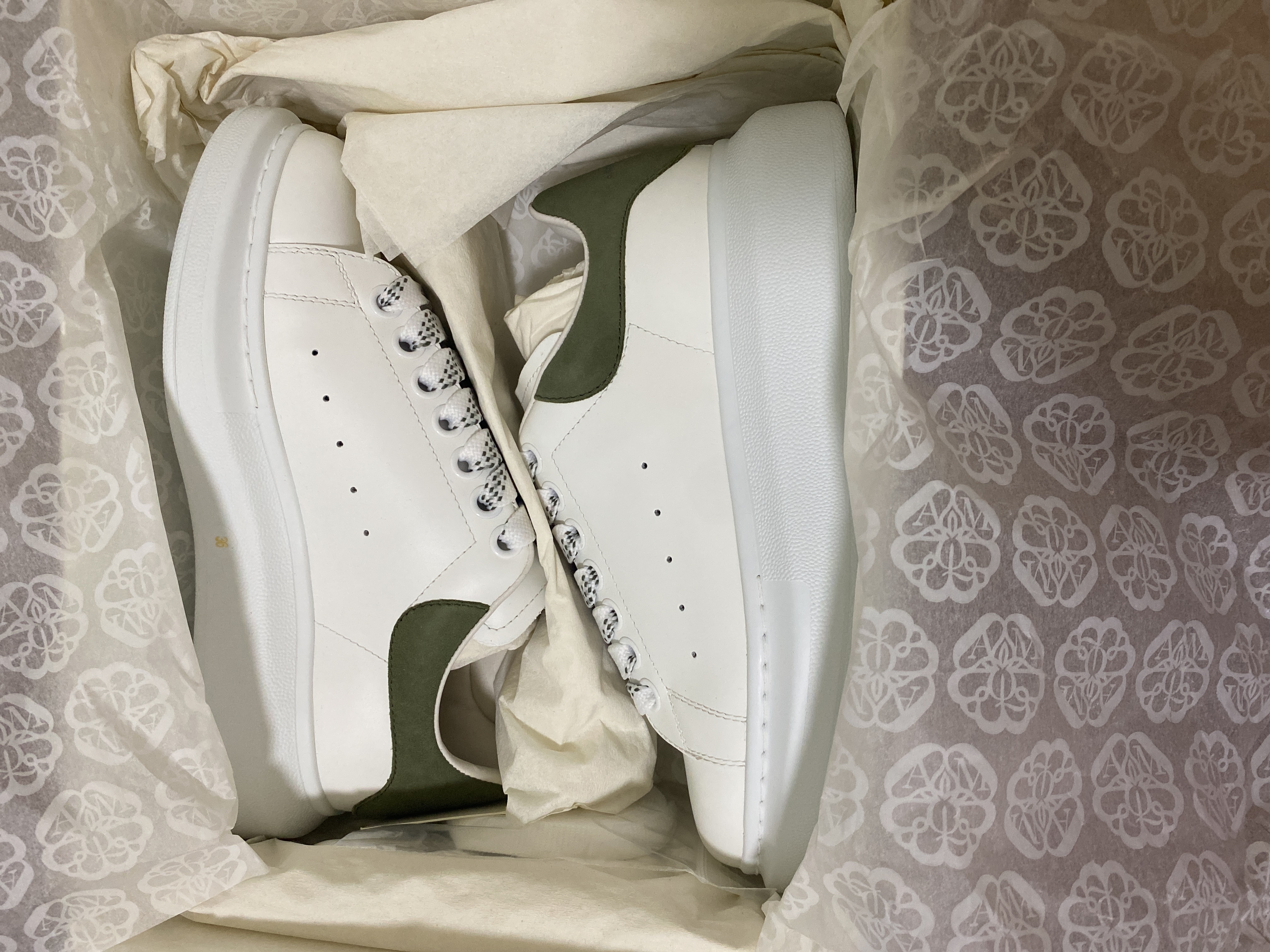 Alexander McQueen Sneaker 'Green Suede Tail' JCMQ101453A