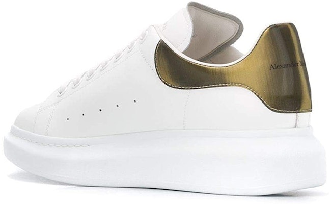 Alexander McQueen Oversized Metallic Kontras 'Putih' 553680WHYBJ9075 Shop Alexander McQueen Oversized Metallic Kontras 'Putih' 553680WHYBJ9075
