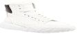 Alexander McQueen Court Trainer Tinggi 'Putih Hitam' 667805-WIA9I-9061
