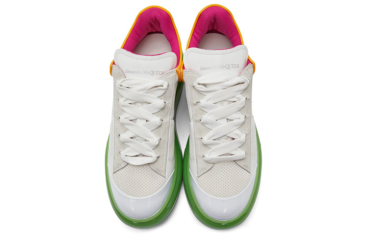 Shop 亞歷山大·麥昆 時尚休閒運動鞋 白綠