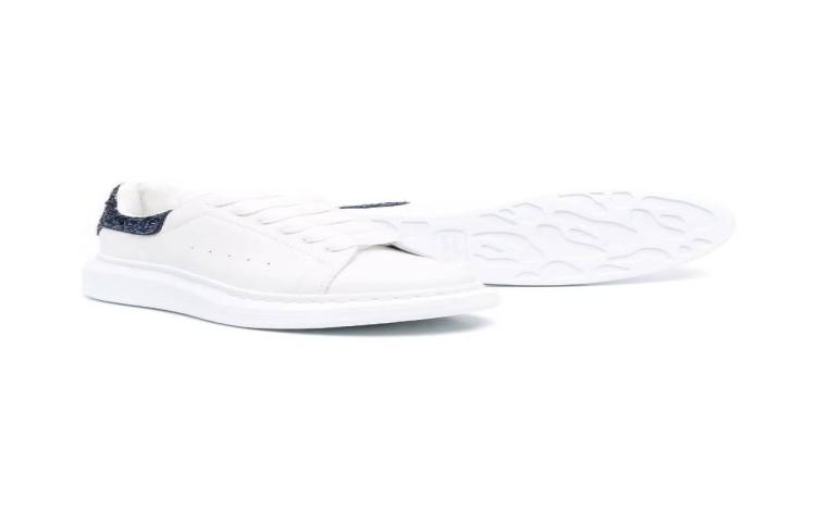 Order Sneaker Alexander McQueen 'Putih Navy' 612099WHX1Y-9095