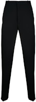 Alexander McQueen Solid Black Straight-Leg Zipper Casual Pants 624301-QPU58-1000 Alexander McQueen Solid Black Straight-Leg Zipper Casual Pants 624301-QPU58-1000