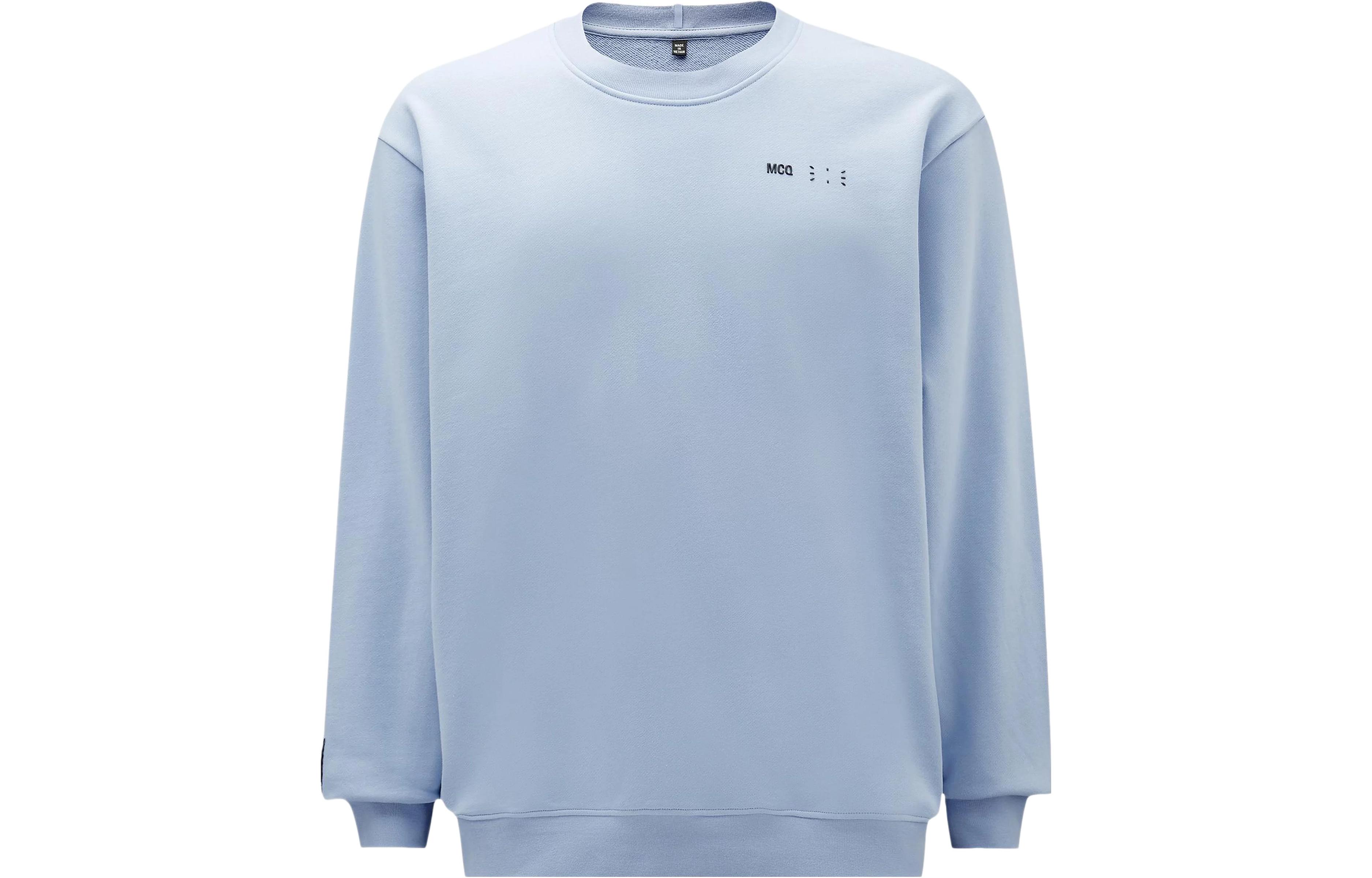 Alexander McQueen Solid Color Crewneck Pullover Sweatshirt 624832-RST93-5355