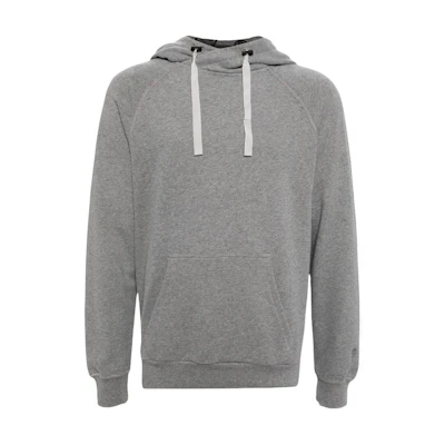 Alexander McQueen Solid Color Hoodie in Gray with Drawstring and Long Sleeves 768596-QSX79-GREY