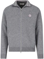 Alexander McQueen Solid Color Long-Sleeve Jacket Gray 684311-Q1XCT-1758 Alexander McQueen Solid Color Long-Sleeve Jacket Gray 684311-Q1XCT-1758