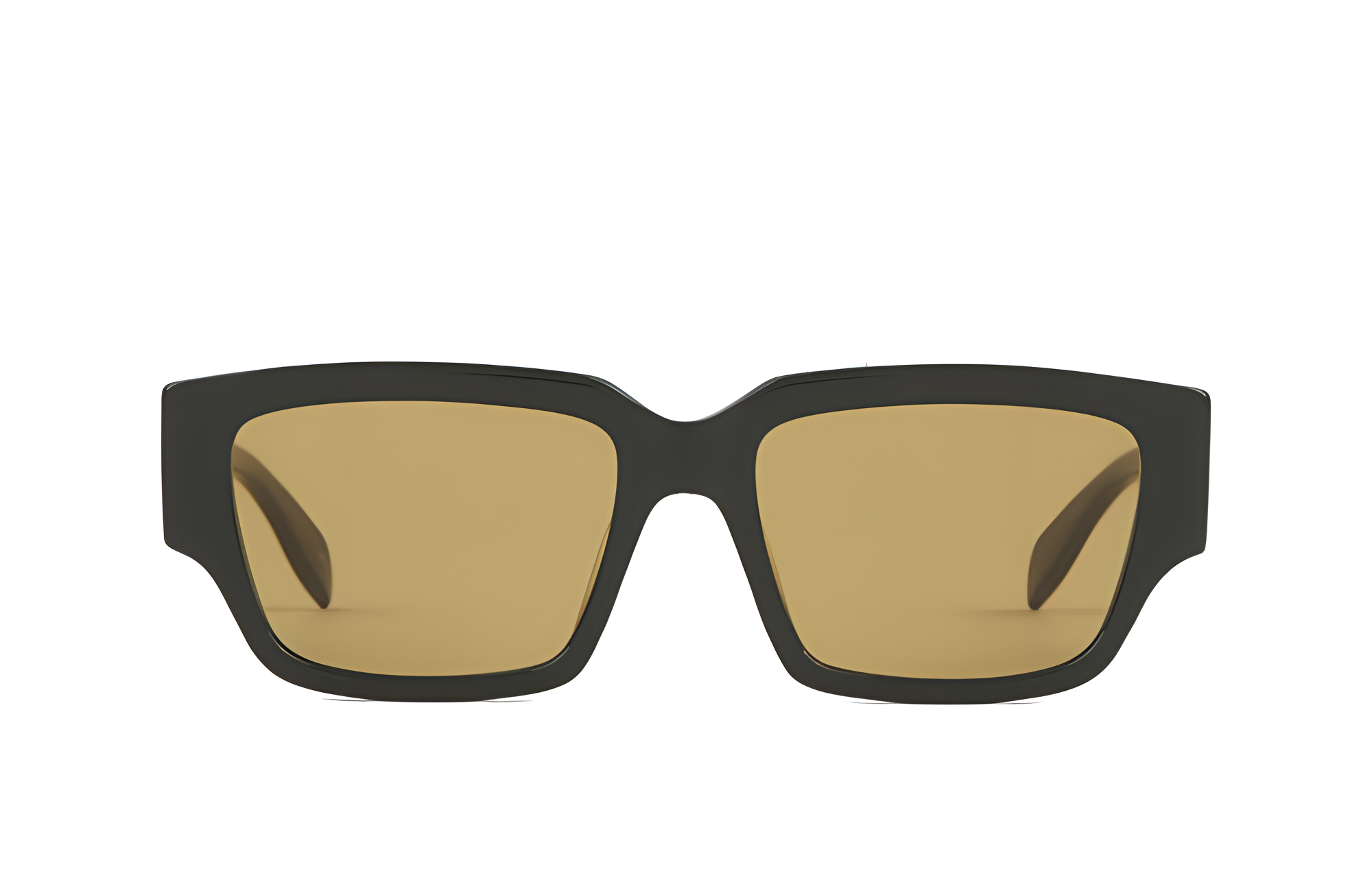 Alexander McQueen Solid Design Irregular Shape Sunglasses Men Black AM0329S004