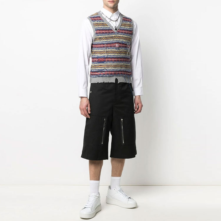 Lookbook Alexander McQueen Solid Pocket Straight Shorts Black 649860-QQS29-1000