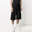 Shop Alexander McQueen Solid Pocket Straight Shorts Black 649860-QQS29-1000