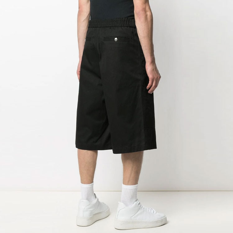 Purchase Alexander McQueen Solid Pocket Straight Shorts Black 649860-QQS29-1000