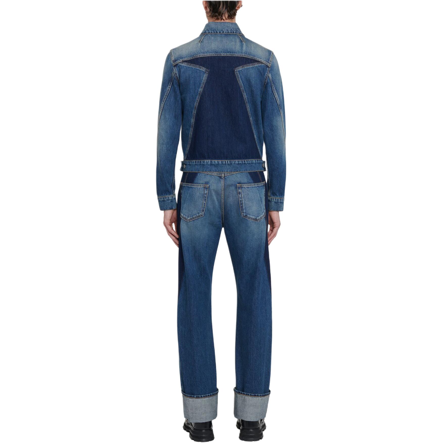 Purchase Alexander McQueen Americana Azul Entallada Slim-Fit ajustar Single-Breasted 792158-QYAA5-4211