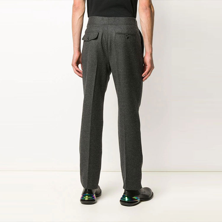 Purchase Pantalones Casuales Grises Alexander McQueen Rectos y Sólidos. 615223-QPU19-1073