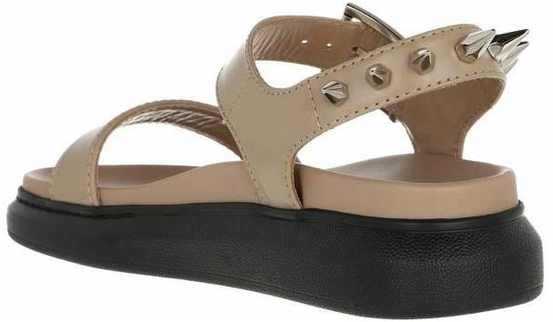 alexander-mc-queen-spikes-leather-sandals-punk-stud-hybrid-camel-punkstudhybridcamelb-eige