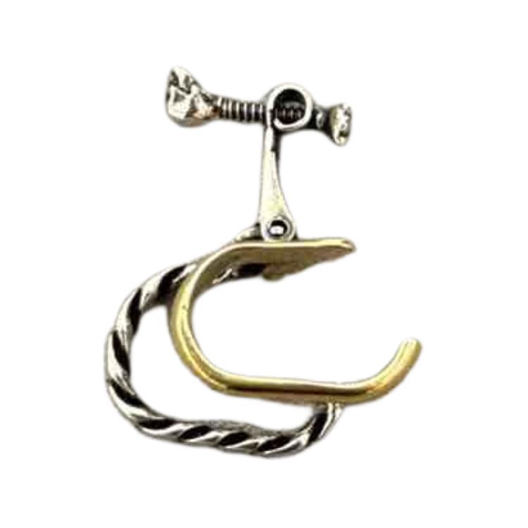 Lookbook Alexander McQueen 男款螺旋紋耳環 - 金/銀 664599-J160K-1496