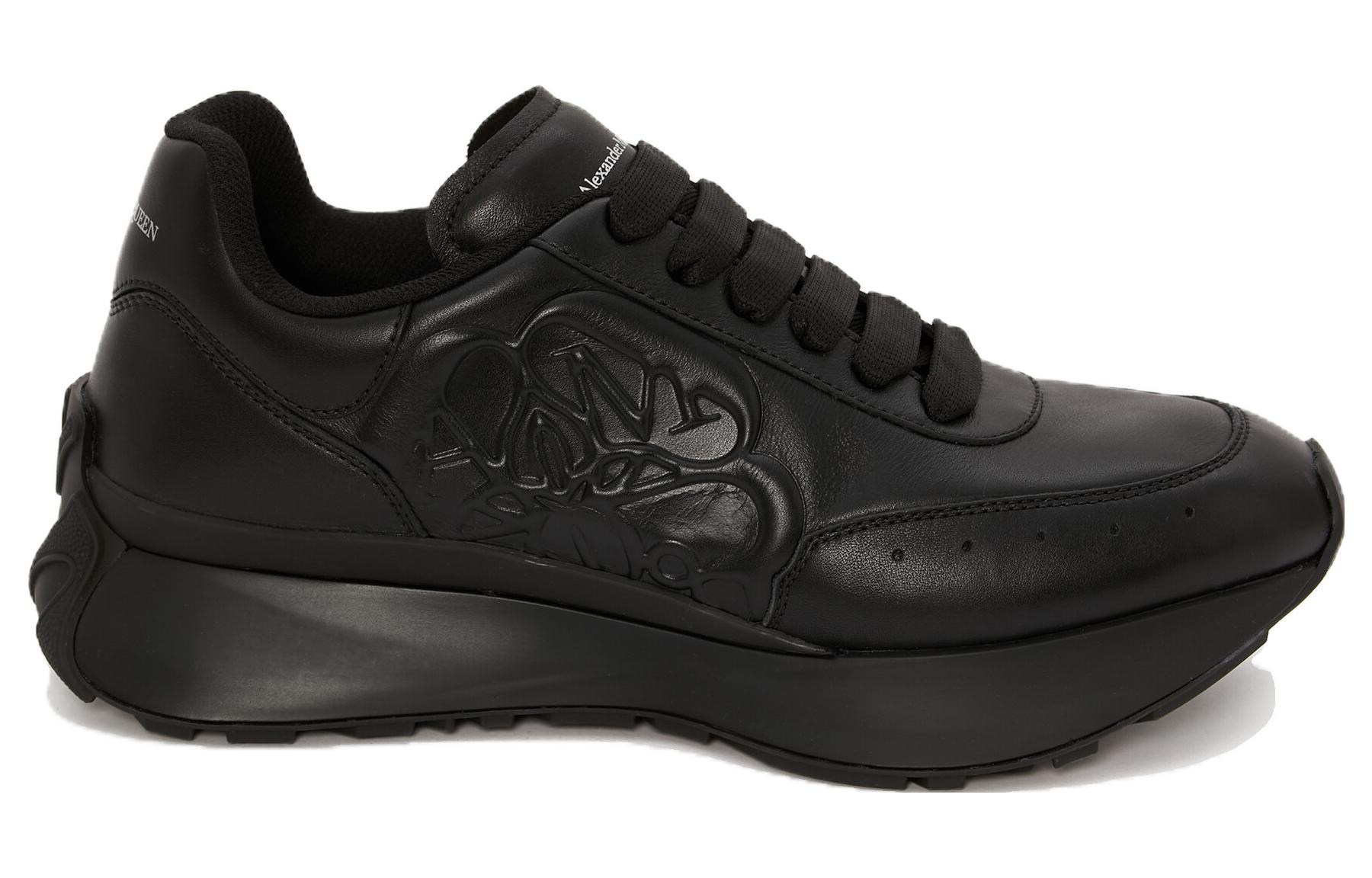 Order Alexander McQueen Sprint Runner 'Hitam' 688548-WIC94-1000