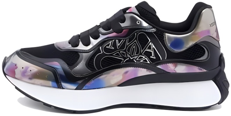 Alexander McQueen Sprint Runner 'Black White Silver' 750330W4WN31537 Buy Alexander McQueen Sprint Runner 'Black White Silver' 750330W4WN31537