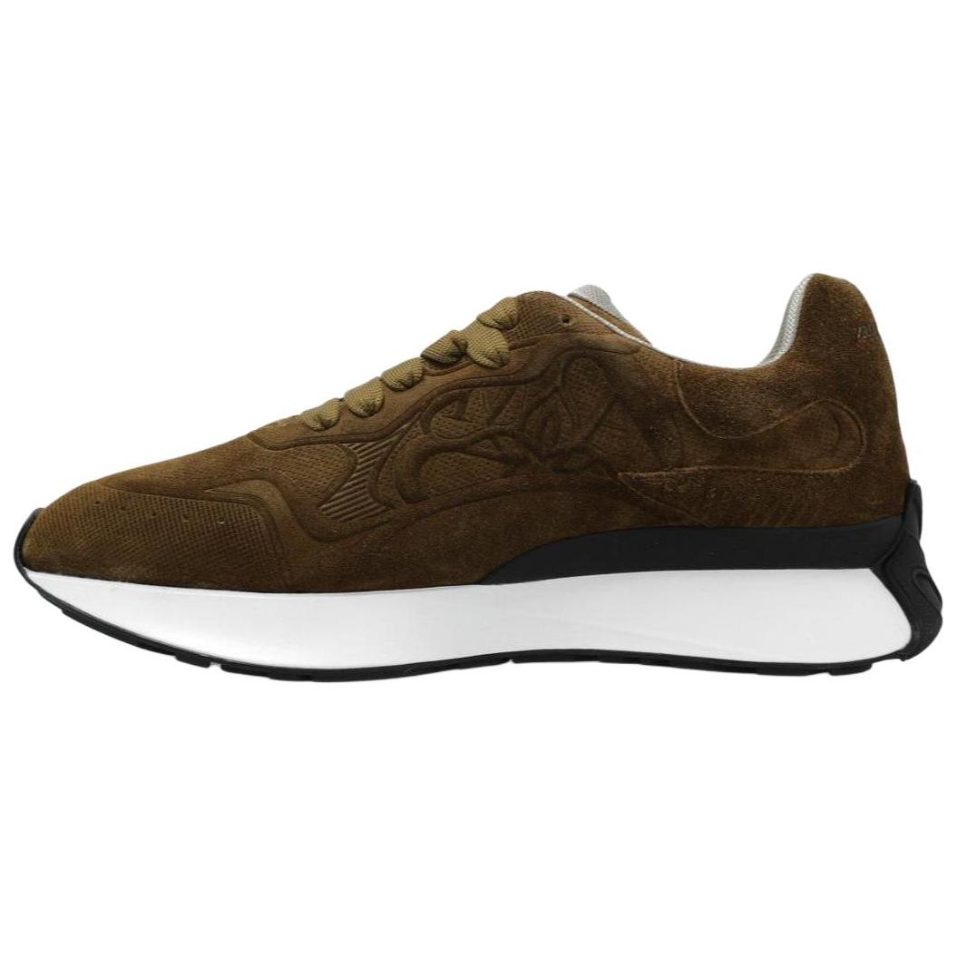 Alexander McQueen Sprint Runner 'Brown Leather' 757720WIEM13410
