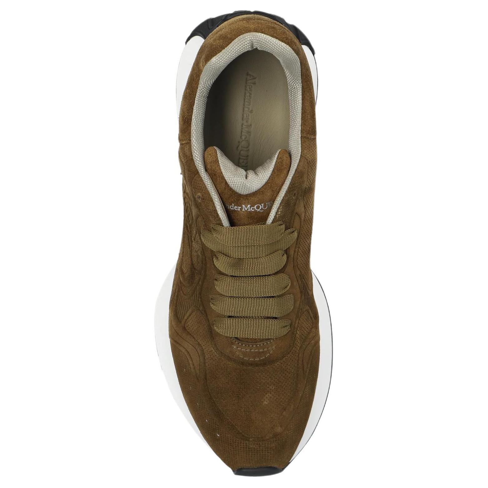 Purchase Alexander McQueen Sprint Runner 'Cuero Marrón' 757720WIEM13410