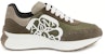 Alexander McQueen Sprint Runner 'Khaki' Lelaki Kasut Sneaker 705074W4UI83398