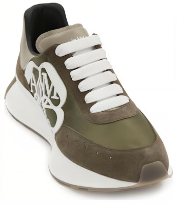Alexander McQueen Sprint Runner 'Khaki' 705074W4UI83398 Lookbook Alexander McQueen Sprint Runner 'Khaki' 705074W4UI83398