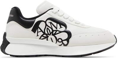 Alexander McQueen Sprint Runner 'White Black' 691342WIC959061 Alexander McQueen Sprint Runner 'White Black' 691342WIC959061