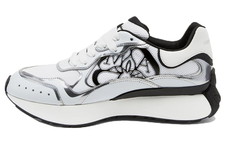 Alexander McQueen Sprint Runner 'White Black' 757985W4WM68718