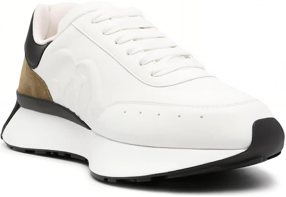 Alexander McQueen Sprint Runner 'White Black Khaki' 777417-WIDNE-8738 Lookbook Alexander McQueen Sprint Runner 'White Black Khaki' 777417-WIDNE-8738