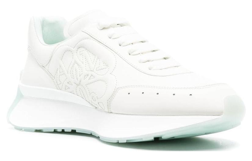 Order Alexander McQueen Sprint Runner 'Putih Hijau' 705076WIC9F8931
