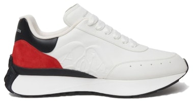 Alexander McQueen Sprint Runner Black Tulip 777417WIDNK8759 Alexander McQueen Sprint Runner Black Tulip 777417WIDNK8759