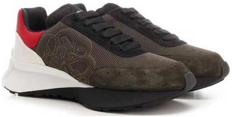 Alexander McQueen Sprint Runner Multicolor 'Khaki' Sepatu Olahraga 757719W4WM23196 Lookbook Alexander McQueen Sprint Runner Multicolor 'Khaki' Sepatu Olahraga 757719W4WM23196