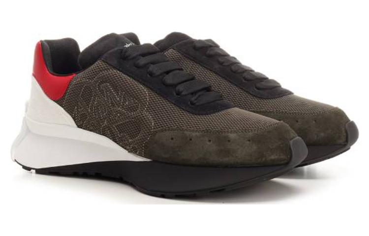 Lookbook Alexander McQueen Sprint Runner Multicolor ''Khaki'' Sneakers 757719W4WM23196