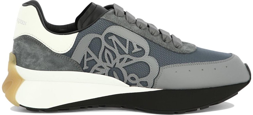 Alexander McQueen Sprint Runner Navy Blue 'Grey' 705074W4WM11640 Order Alexander McQueen Sprint Runner Navy Blue 'Grey' 705074W4WM11640