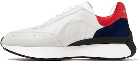 Alexander McQueen Sprint Runner Sneakers 'White Black Red' 777417WIDNF1799 Alexander McQueen Sprint Runner Sneakers 'White Black Red' 777417WIDNF1799
