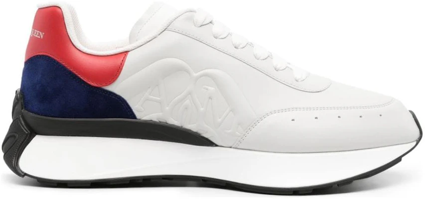 Alexander McQueen 亞歷山大麥昆 Sprint Runner 皮革 運動舒適 低幫 生活休閒鞋 男款 灰色 Order Alexander McQueen 亞歷山大麥昆 Sprint Runner 皮革 運動舒適 低幫 生活休閒鞋 男款 灰色