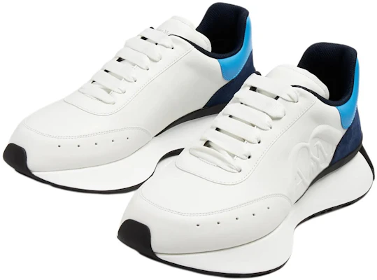 Alexander McQueen Sprint Runner Sneaker ''Weiß Schwarz Blau'' 777417WIDNK8758 Lookbook Alexander McQueen Sprint Runner Sneaker ''Weiß Schwarz Blau'' 777417WIDNK8758
