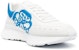 Alexander McQueen Sprint Runner Putih Biru Cerulean 727377WIC9E8932