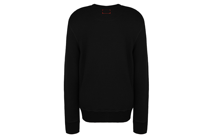 Lookbook Alexander McQueen SS21 Baju Panjang Hitam Crewneck Pullover Sweatshirt 599616-QQX82-1000