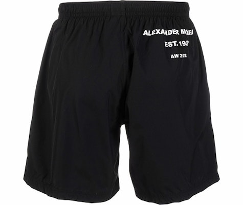 アレキサンダー・マックイーン SS21 ブラック ソリッド ロゴ スイムショーツ 660060-4419Q-1078 Lookbook アレキサンダー・マックイーン SS21 ブラック ソリッド ロゴ スイムショーツ 660060-4419Q-1078