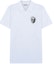 Order Alexander McQueen SS21 Polo Kapas Sulaman Tengkorak Putih. 650418-QQX33-9000
