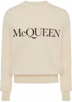 Order Alexander McQueen SS21 男款象牙色字母刺繡圓領毛衣 651184-Q1XAY-9241