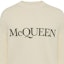 Details for 알렉산더 맥퀸 SS21 아이보리 레터 자수 크루넥 스웨터 남성용. 651184-Q1XAY-9241