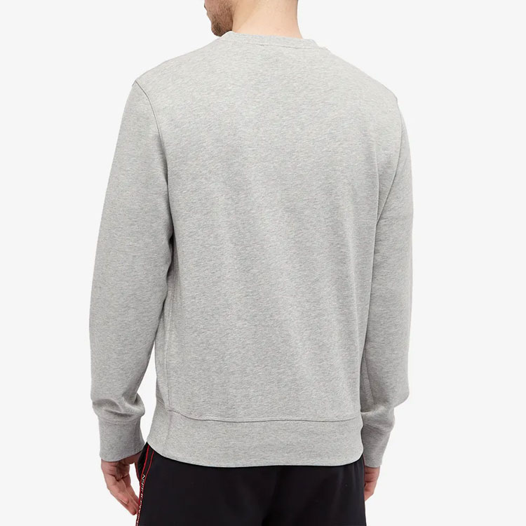 Purchase Alexander McQueen SS21 男款灰色塗鴉印花Logo圓領長袖上衣 662578-QRZ71-0902