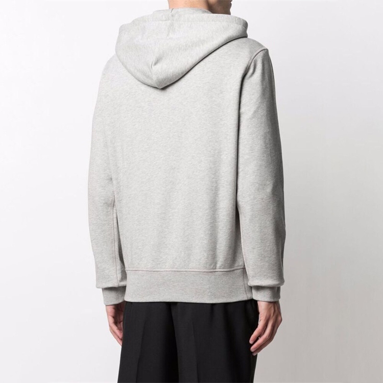 Sizing Alexander McQueen SS21 男士灰色修身印花圓領長袖衛衣 665401-QRZ71-0902